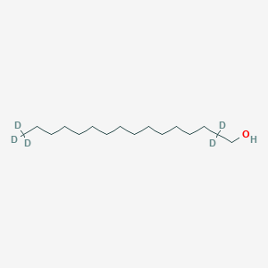 Chemical structure of 1-Hexadecanol-d5