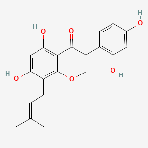 Chemical structure of 2,3-Dehydrokievitone