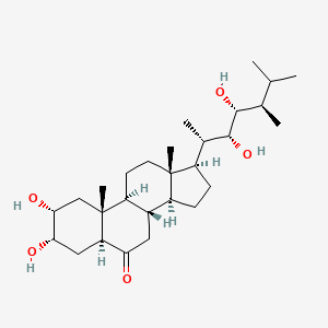 Chemical structure of 24-Epicastasterone