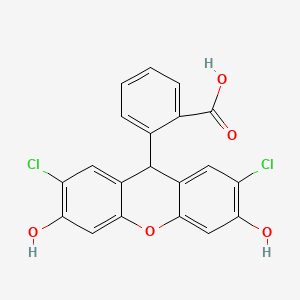 Chemical structure of 2,7-Dichlorodihydrofluorescein