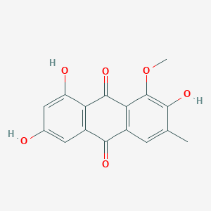 Chemical structure of 2-Hydroxyl emodin-1-methyl ether