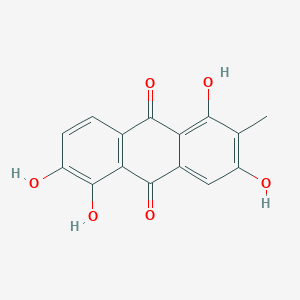 Chemical structure of 3-Hydroxymorindone