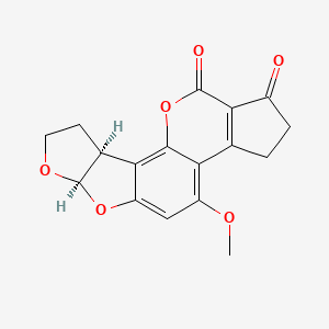 Chemical structure of 4',7-Dimethoxyisoflavone-d6