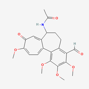 Chemical structure of 4-Formylcolchicine