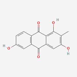 Chemical structure of 6-Hydroxyrubiadin