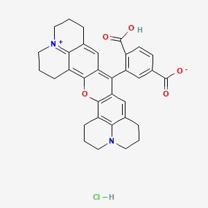 Chemical structure of 6-ROX hydrochloride