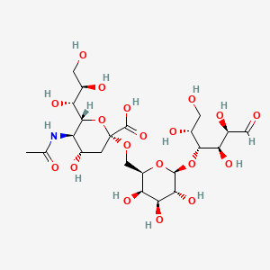 Chemical structure of 6'-Sialyllactose