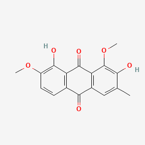 Chemical structure of 7-Methoxy obtusifolin