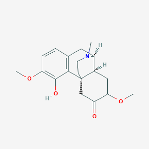 Chemical structure of 7(R)-7,8-Dihydrosinomenine