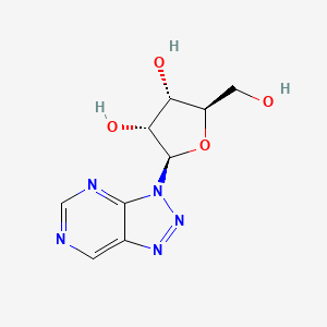 Chemical structure of 8-Azanebularine