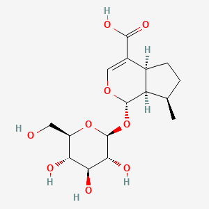 Chemical structure of 8-Epideoxyloganic acid