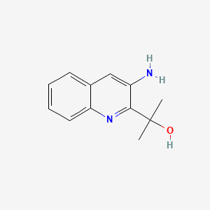 Chemical structure of Acloproxalap
