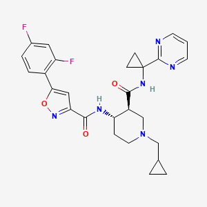 Chemical structure of Canverixin