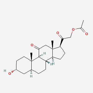 Chemical structure of Alfadolone Acetate