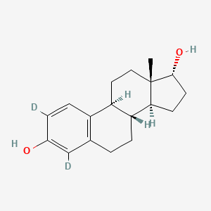 Chemical structure of Alpha-Estradiol-d2
