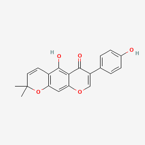 Chemical structure of Alpinumisoflavone