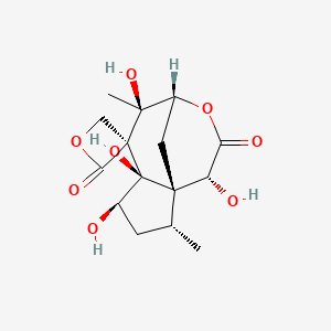 Chemical structure of Anisatin