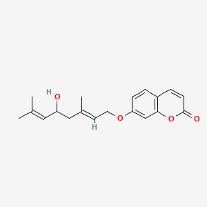 Chemical structure of Anisocoumarin H