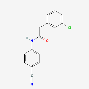 Chemical structure of Antibacterial agent 125
