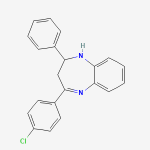 Chemical structure of Anticonvulsant agent 2