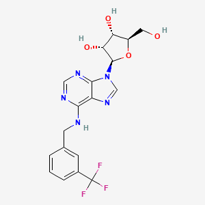 Chemical structure of Antiviral agent 24