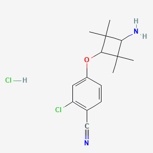 Chemical structure of AR antagonist 1 hydrochloride