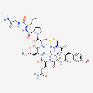 Chemical structure of [Asp5]-Oxytocin