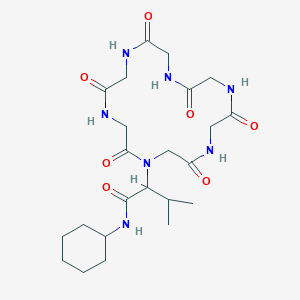 Chemical structure of ATIC-IN-1 acetate