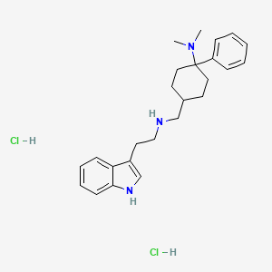 Chemical structure of AXKO-0046 dihydrochloride