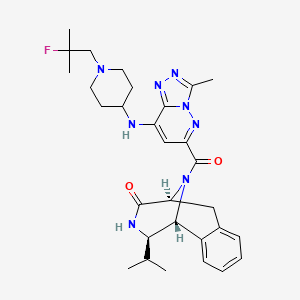 Chemical structure of AZ13824374
