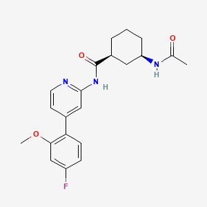 Chemical structure of AZ5576