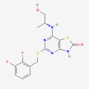 Chemical structure of AZD8309