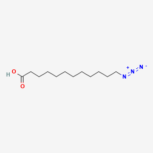 Chemical structure of Azido Myristic Acid