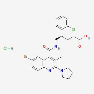 Chemical structure of BAY-6672 hydrochloride