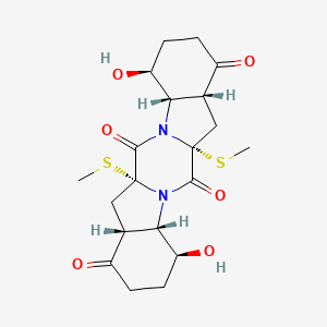 Chemical structure of BCN-SS-NHS