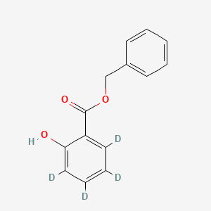 Chemical structure of Benzyl salicylate-d4