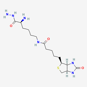 Chemical structure of Biocytin hydrazide