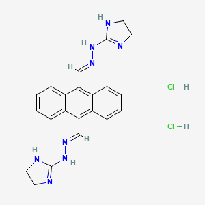 Chemical structure of Bisantrene Hydrochloride