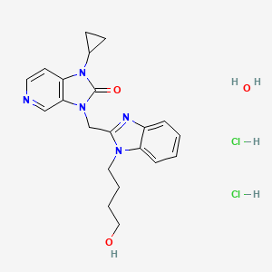 Chemical structure of BMS-433771 dihydrochloride hydrate