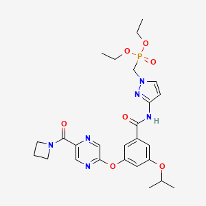 Chemical structure of BMS-820132