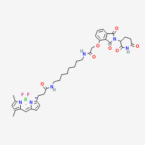 Chemical structure of BODIPY FL thalidomide
