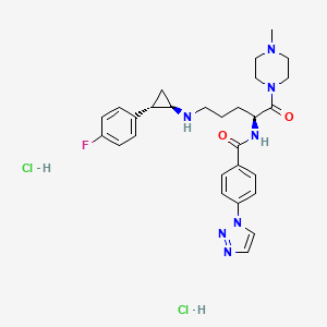 Chemical structure of Bomedemstat dihydrochloride