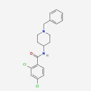 Chemical structure of BPDBA