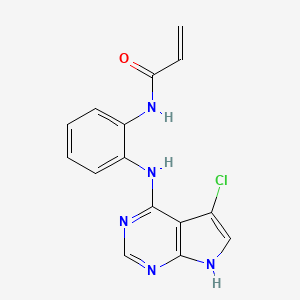 Chemical structure of BSJ-04-122