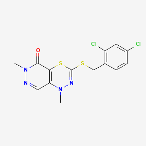 Chemical structure of BTB09089
