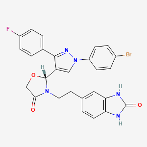 Chemical structure of Canocapavir