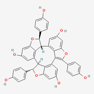 Chemical structure of Caraphenol A