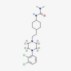Chemical structure of Cariprazine-d8