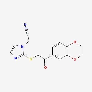 Chemical structure of Cathepsin X-IN-1