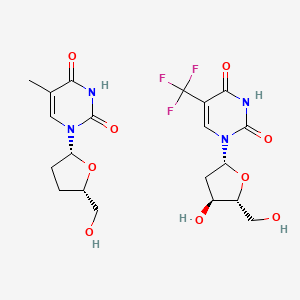 Chemical structure of Cbz-Ala-Ala-Asn TFA